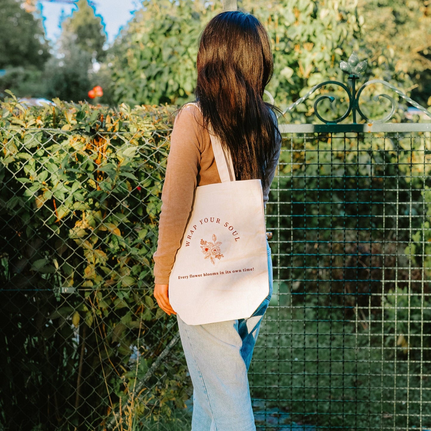 Zodiac FLowers Tote Bag